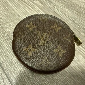 Authentic Louis Vuitton Round Coin Purse